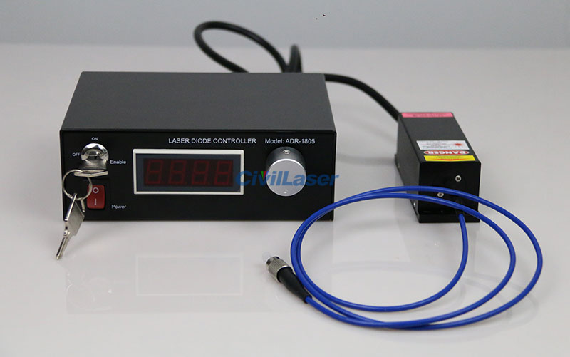 785nm 500mW IR Fiber Coupled Laser 0.2nm Narrow Linewidth Raman Laser
